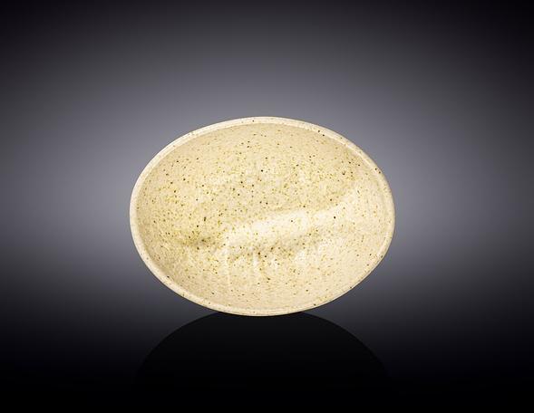 Салатник овальный 190*150 мм. 450 мл. h=60 мм. Сэнд Wilmax /3/36/ фото 1