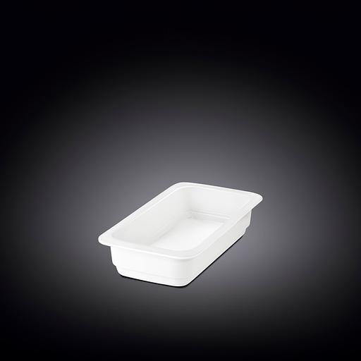 Гастроемкость 1/3 h=65 мм. 2,4 л. фарфор Wilmax /1/12/ фото 1