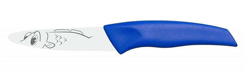 Нож для чистки овощей 90/200 мм. синий KIDS Icel /6/ фото 1