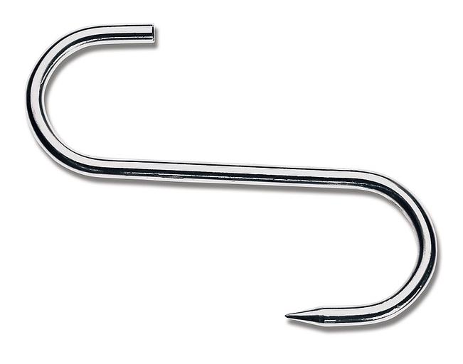 Крюк для мяса S-образный l=16 см. d=3,5 см. (70 кг) Icel /1/ фото 1