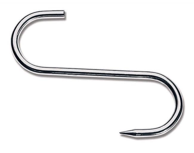 Крюк для мяса S-образный l=25 см. d=5 см. (90 кг) Icel /1/ фото 1