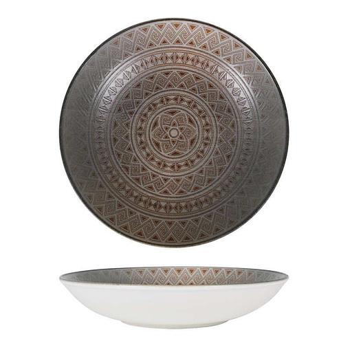 Тарелка d=250 мм. глубокая 1300 мл. h=50 мм. Дамаск, форма Банкет /1/6/ фото 1