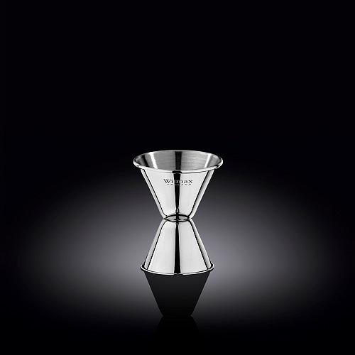 Джиггер 30/60 мл. d=54/64 мм. h=77 мм. нерж. Wilmax /1/240/ фото 1