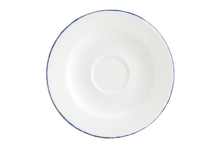 Блюдце d=120 мм. Ретро синий край (чашка 70299) /1/6/ фото 1