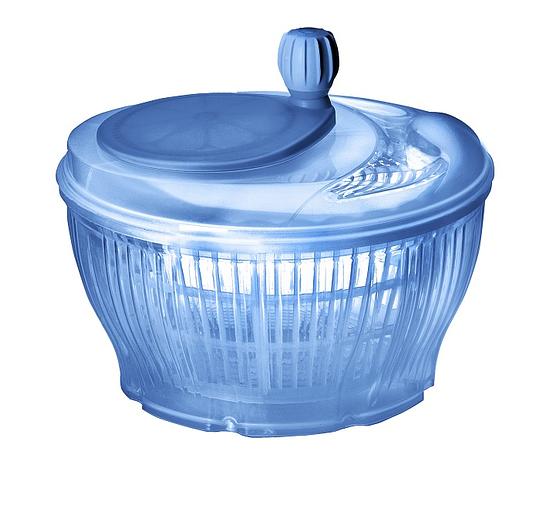 Сушилка для зелени 3,7 л. d=24 см. синяя Abert /1/6/ фото 1