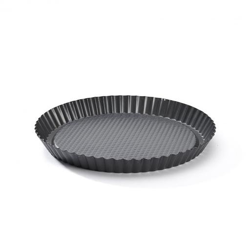 Форма для выпечки d=28 см. h=3 см. рифленая, сталь с антиприг. покр. De Buyer /1/12/ фото 1