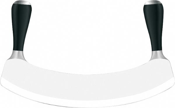 Нож для овощей 260 мм. с двумя ручками, черный Pinti /1/ фото 1