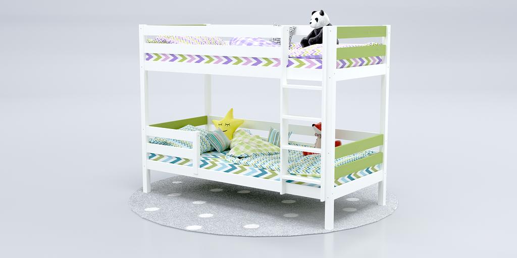 Кровать детская двухъярусная Савушка 01 фото 6