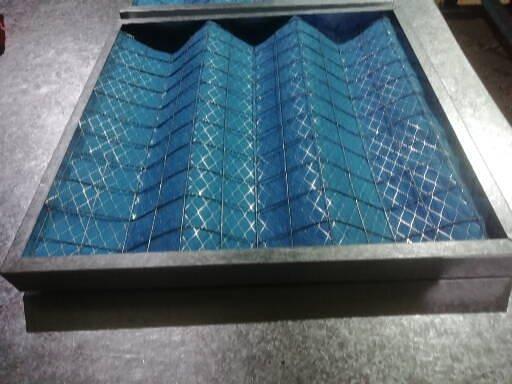 Фильтр вентиляционный кассетный гофрированный фото 2