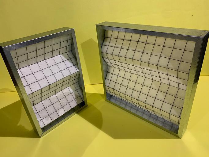 Фильтр вентиляционный гофрированный 592, 287, 96 фото 1