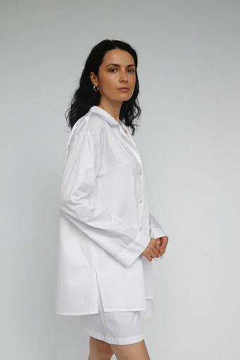 Рубашка женская с длинным рукавом белая, опт фото 1