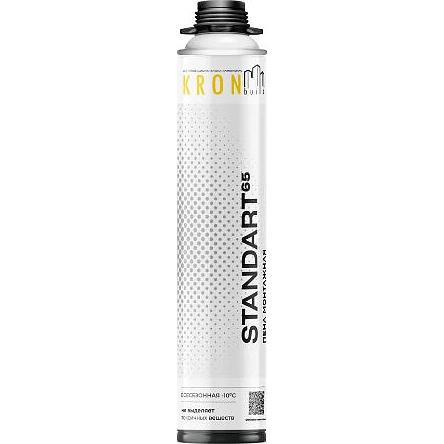 Пена монтажная всесезонная KRONbuild Standart 65, 800 мл фото 1