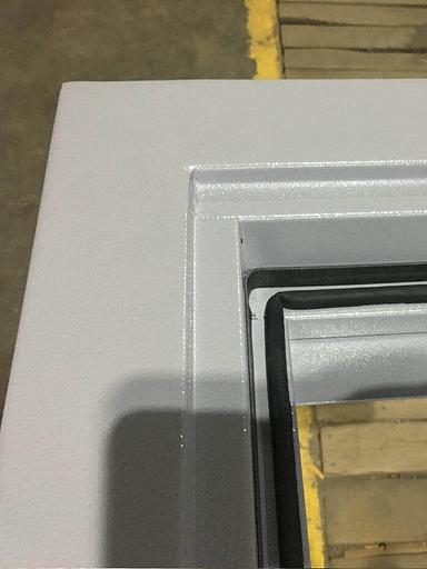 Metal fire-resistant, smoke-gas-tight, glazed, equal-floor door 02 EIS-60 40x60 фото 4