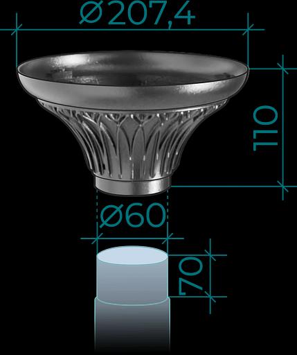 Светильник светодиодный садово-парковый «SHARAL» опт фото 4