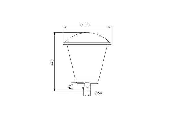 Светильники светодиодные парковые «KONUS» опт фото 2