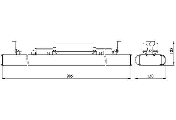 Lamps of the light-diode series Flex 165-200 Wt opt фото 3