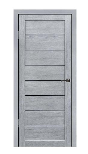 Межкомнатная дверь Тренд Т-1 ясень дымчатый со стеклом фото 1