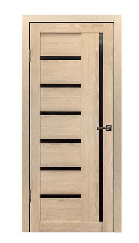 Межкомнатная дверь Тренд Т-3 лиственница латте со стеклом фото 1