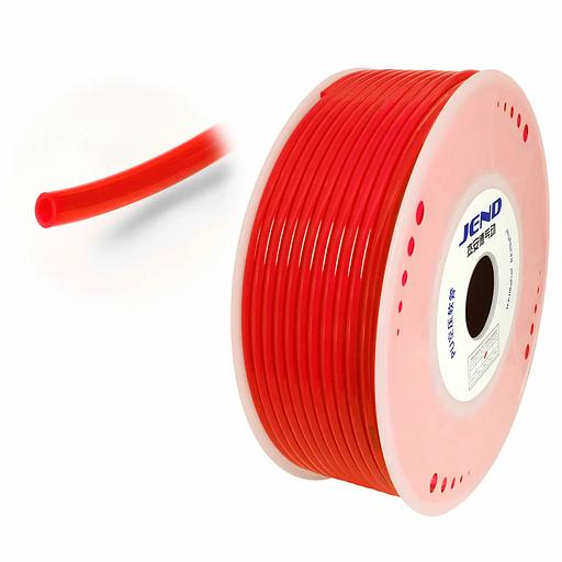 Пневмотрубка полиуретановая красная PU 10x6.5R фото 1