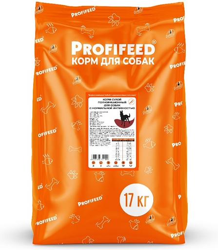 Корм для собак «Profifeed» с нормальной активностью 17 кг ОПТ фото 1