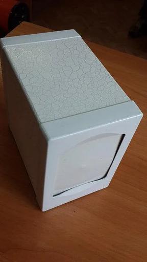 Диспенсер для настольных салфеток Престиж, белый (Турция) фото 2