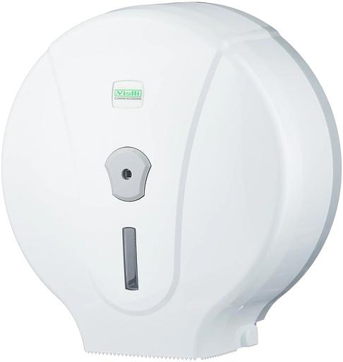 Диспенсер для туалетной бумаги Jumbo MJ1 белый (Джамбо) Vialli фото 1