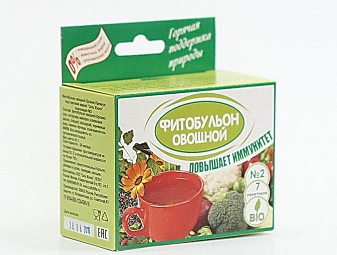 Фитобульон овощной № 2 Соль Жизни «Повышение иммунитета» 41 г ОПТ фото 2