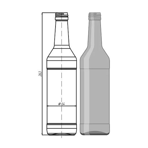 Стеклотара 033-В28-1-450-мл ОПТ фото 1