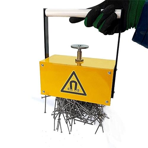 Магнитный сборщик с функцией сброса, жёлтый фото 1