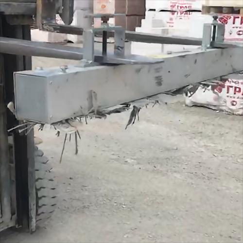 Магнитный подборщик для вилочного погрузчика фото 2