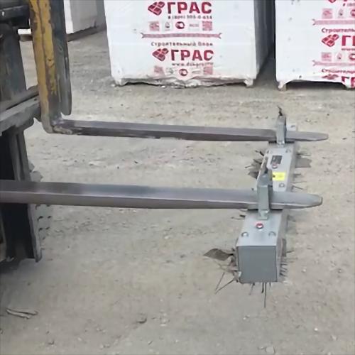 Магнитный подборщик для вилочного погрузчика фото 3