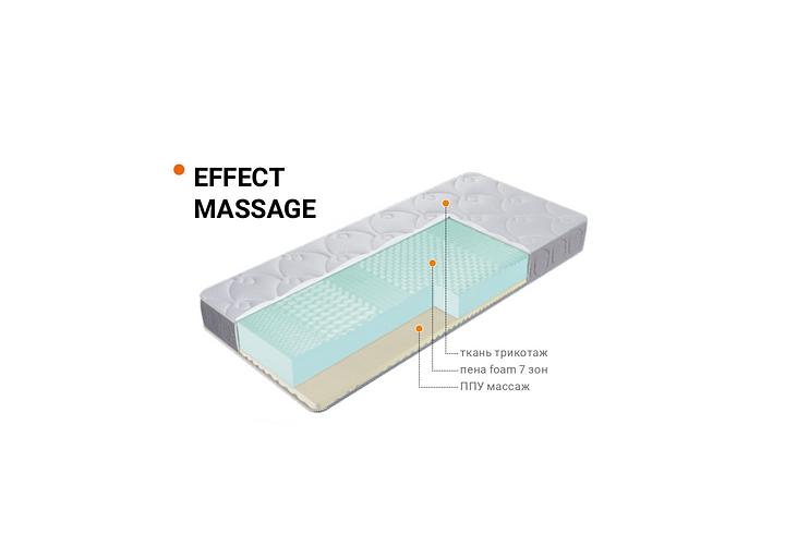 Матрас беспружинный Effect Massage 120×200(190) см фото 1