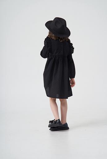 Платье MINI DI «Кристи» чёрный батист с мушками, арт.120/460 ОПТ фото 2