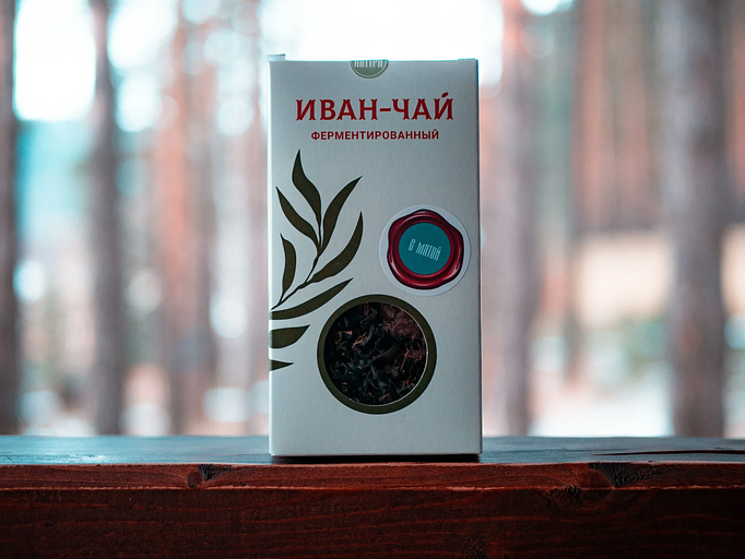 Иван-чай чёрный ферментированный с мятой 50 г, опт фото 2