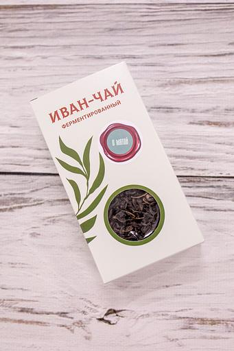 Иван-чай чёрный ферментированный с мятой 50 г, опт фото 3