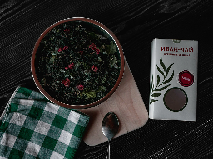 Иван-чай чёрный ферментированный с малиной 50 г, опт фото 4