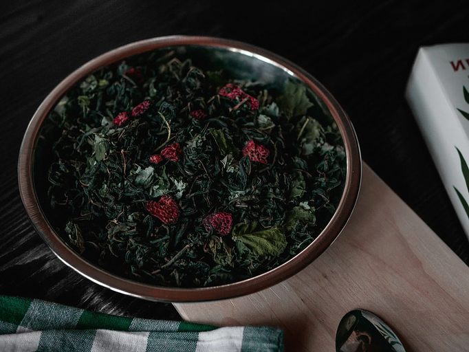 Иван-чай чёрный ферментированный с малиной 50 г, опт фото 5