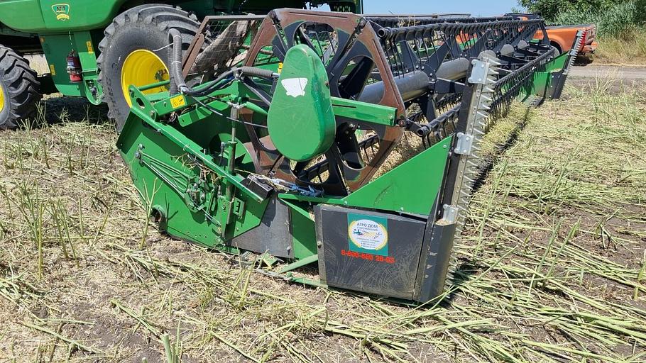 Приспособление монтируемое для уборки рапса фото 5