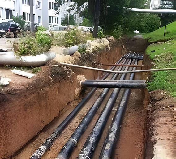 Аварийно-восстановительные работы по ремонту тепловых сетей фото 1