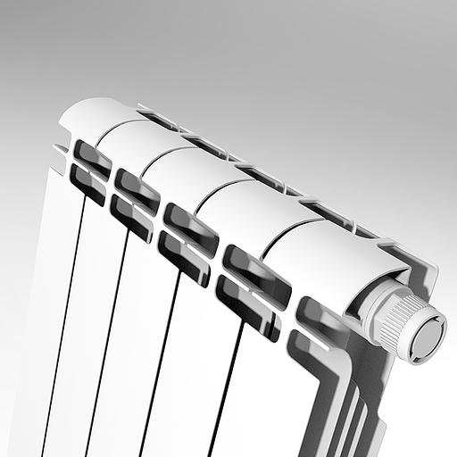 Алюминиевый секционный радиатор Теплоприбор АР1-500НП фото 2