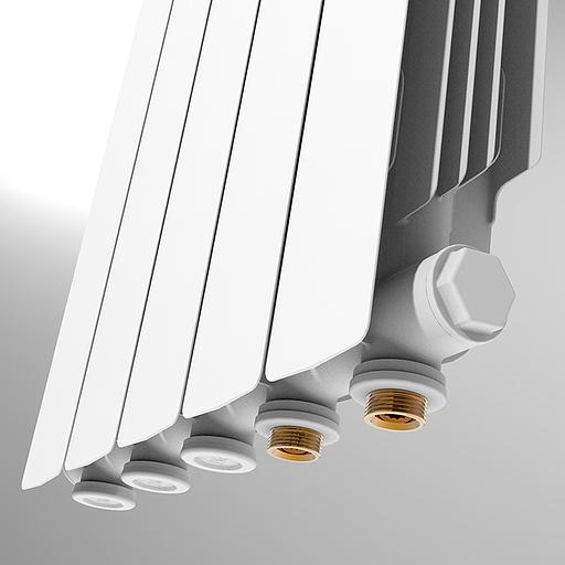 Алюминиевый секционный радиатор Теплоприбор АР1-500НП фото 3