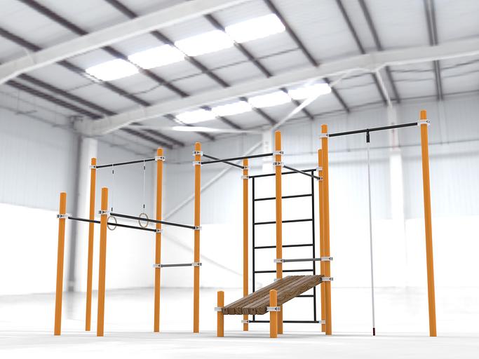 Комплекс для занятий Воркаут SP WRK-47, 76 мм фото 2