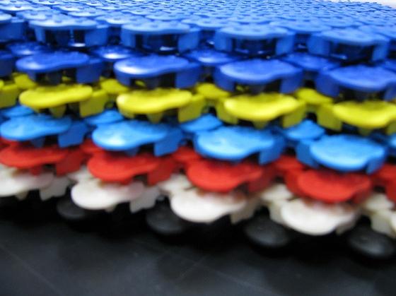 Противоскользящее модульное покрытие «Бриз» голубой фото 6