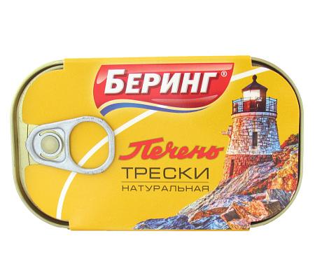 Печень трески натуральная, 125 г, ГОСТ (Д) ОПТ фото 1