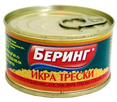Икра трески, Беринг, 125 г ОПТ фото 1