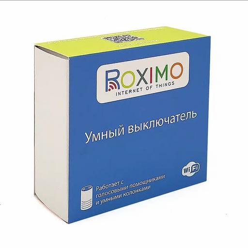 Умный выключатель сенсорный Roximo SWSEN01-2B двухкнопочный, чёрный ОПТ фото 7