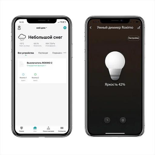 Умный диммер-выключатель сенсорный Roximo SWSEN03-G, серый ОПТ фото 7