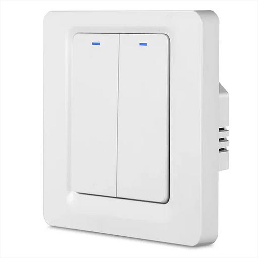 Умный Zigbee выключатель двухкнопочный Roximo SZBTN01-2 ОПТ фото 1