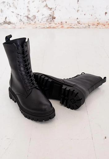 Ботинки зимние женские Onkei чёрная кожа, арт.M955-1P-7841 ОПТ фото 3