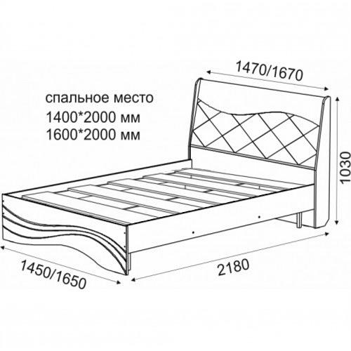 Кровать «Тиффани» ОПТ фото 2